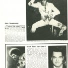 Elvis Presley Jimi Hendrix 1 page magazine photo clipping C0615