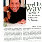 Paul Anka 1 page magazine photo clipping C0684