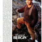 Patrick Bergen 1 page magazine photo clipping C0698