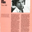 Tony Bill 3 page magazine photo clipping C0701