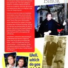 Johnny Cash 1 page magazine photo clipping C0837