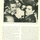 Elvis Presley 2 page magazine photo clipping C0866