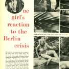 Leslie Caron 2 page magazine photo clipping C0868