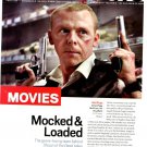 Simon Pegg 2 page magazine photo clipping C0920