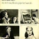Bette Davis Paulette Goddard 1 page magazine photo clipping C0986