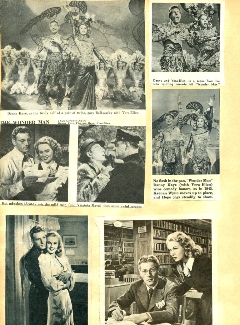 Danny Kaye 1 page magazine photo clipping C1035