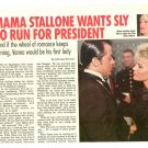 Sylvester Stallone 1 page magazine photo clipping C1119