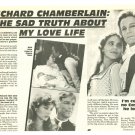 Richard Chamberlain 1 page magazine photo clipping C1147