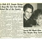 Elizabeth Taylor 1 page magazine photo clipping C1171