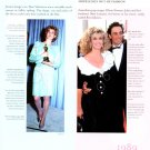 Jessica Lange Olivia Newton John 1 page magazine photo clipping C1276