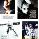 Albert Einstein Stephen King 1 page magazine photo clipping C1290