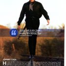 Johnny Cash 1 page magazine photo clipping C1293