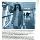 Frank Zappa 1 page magazine photo clipping C1312