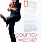 Sigourney Weaver 1 page magazine photo clipping C1349