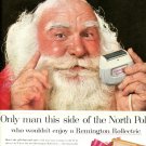 Santa Claus Christmas Vintage ad 1 page magazine photo clipping C1356