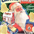 Santa Claus Christmas Vintage ad 1 page magazine photo clipping C1357