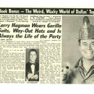 Larry Hagman 1 page magazine photo clipping C1366