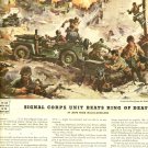 World War Ii Vintage ad 1 page magazine photo clipping C1395