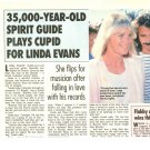 Linda Evans Yanni 1 page magazine photo clipping C1422
