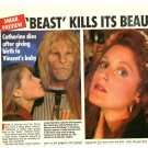 Beauty and the Beast Jo Anderson 1 page magazine photo clipping C1426