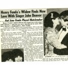 Henry Fonda 1 page magazine photo clipping C1450