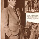 Francis Lederer 1 page magazine photo clipping C1460