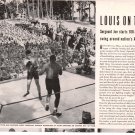 Joe Louis 2 page magazine photo clipping C1507