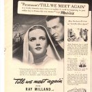 Ray Milland Barbara Britton 1 page magazine photo clipping C1523