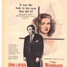 Edward G Robinson Joan Bennett 1 page magazine photo clipping C1531