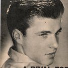 Rick Nelson 2 page magazine photo clipping C1593