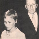 Mia Farrow Frank Sinatra 1 page magazine photo clipping C1638