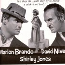 Marlon Brando David Niven 1 page magazine photo clipping C1660