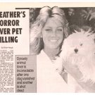 Heather Locklear 1 page magazine photo clipping C1675
