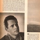 Larry Parks 1 page magazine photo clipping C1699