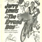 Jerry Lewis Ad 1 page magazine photo clipping C1761