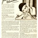 Joan Blondell  1 page magazine photo clipping C1765