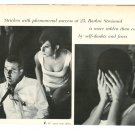 Barbra Streisand 3page magazine photo clipping C1773