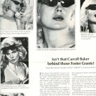 Carroll Baker 1 page magazine photo clipping C1846