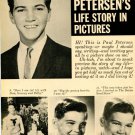 Paul Petersen 2 page magazine photo clipping C1862