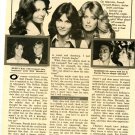 Jaclyn Smith Farrah Fawcett 1 page magazine photo clipping C1866