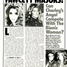 Lee Majors Farrah Fawcett 1 page magazine photo clipping C1867