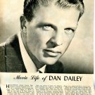 Dan Dailey 1 page magazine photo clipping C1895