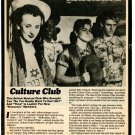 Boy George 1 page magazine photo clipping C1989