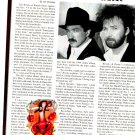 Brooks and Dunn 1 page magazine photo clipping C2083