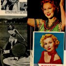 Virginia Mayo magazine photo clipping lot C2155