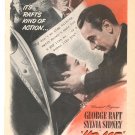 Sylvia Sidney George Raft 1 page magazine photo clipping  C2367