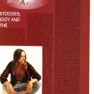 Iggy Pop 1 page magazine photo clipping  C2380