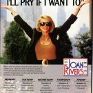 Joan Rivers 1 page magazine photo clipping  C2385