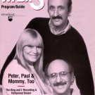 Peter Paul and Mary 1 page magazine photo clipping  C2427
