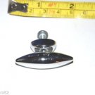 new modern curved metal knob handle cabinet pull hardware chrome steel